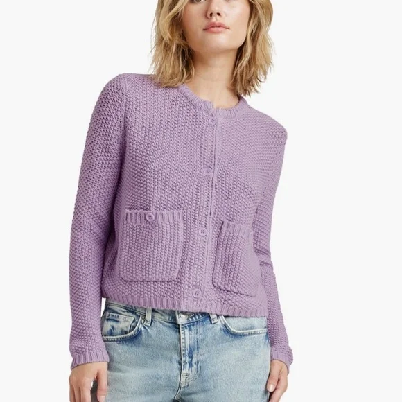 Splendid Andrea crop cardigan. ROSSA (color) Knit. Worn only once. - Picture 9 of 11